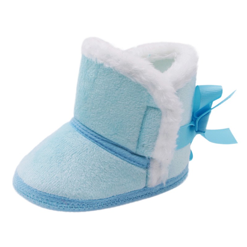 Baby Girl Boy Snow Boots Winter Warm Booties Infant Toddler Crib Shoes ...